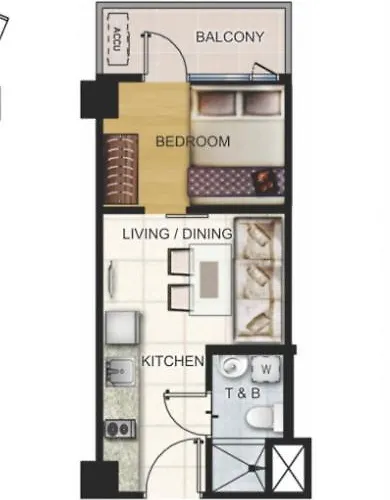 Near Moa Bay Airport Via Naiax Balcony-pool View Wifi Shell Residences Apartment Manila